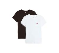 Levi's Damen 2Pack Essential Ss T-Shirt, 2 Pack Tee White + &, M