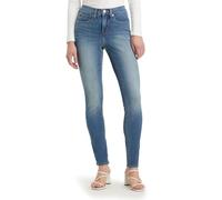 Slim-fit-Jeans LEVI'S "311 Shaping Skinny", Damen, Gr. 27, Länge 30, blau (smudged line), Denim/Jeans, Obermaterial: 80% Baumwolle, 14% Polyester, 6% Elasthan, casual, skinny fit lang, Jeans, im 5-Poc