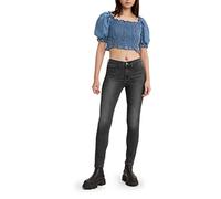 Slim-fit-Jeans LEVI'S "311 Shaping Skinny" Gr. 30, Länge 32, schwarz (black worn in) Damen Jeans (69755966-30) black worn in