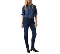 Slim-fit-Jeans LEVI'S "311 Shaping Skinny" Gr. 32, Länge 32, blau (dark indigo) Damen Jeans Röhrenjeans im 5-Pocket-Stil (41689866-32)