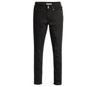 Levi's Damen 711 Double Button Jeans, Soft Black, 27W x 28L