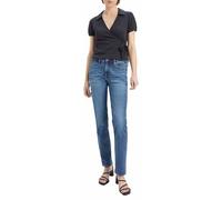 Slim-fit-Jeans LEVI'S "712 SLIM WELT POCKET" Gr. 30, Länge 32, blau (blue wave mid) Damen Jeans Röhrenjeans (64221929-30)