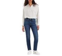 Slim-fit-Jeans LEVI'S "712 SLIM WELT POCKET" Gr. 30, Länge 34, blau (blue wave dark) Damen Jeans (13073432-30) blue wave dark