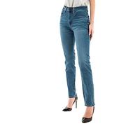Levi's Damen 724 High Rise Straight Jean, Blue Wave Mid, 31W / 34L