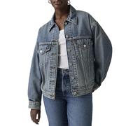 Jeansjacke LEVI'S "90S TRUCKER", Damen, Gr. M (38), turning heads, Denim/Jeans, Obermaterial: 100% Baumwolle, casual, figurumspielend hüftlang, Langarm Manschette, Jacken (15273354-M) turning heads