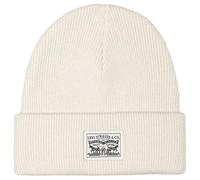 Levi's Damen Women's Backpatch Beanie, cremefarben, Einheitsgröße