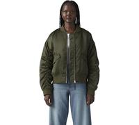 Levi's Damen Bomberjacke Andy mit Pattentaschen, Standard Fit, Grün (Deep Depths), S
