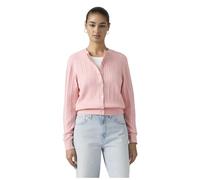 Levi's Damen Cardigan mit Rundhalsausschnitt, weich, Rosa (Coral Blush), S