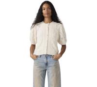 Levi's Damen Cardigan Pauline Pointelle im Häkeldesign, Kurzarm, Beige (Tofu), L