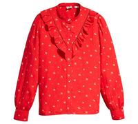 Levi's Damen Carinna Bluse, Nina Floral Script Red, M