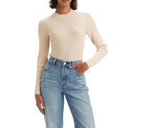 Levi's Damen Crew Rib Sweater Pullover Sweatshirt, Pearled Ivory, S