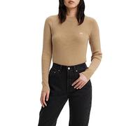 Levi's Damen Crew Rib Sweater Pullover Sweatshirt, Travertine, XXS