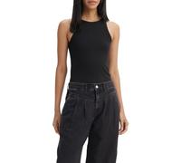 Levi's Tanktop DREAMY TANK CAVIAR, Feinripp, 92% Modal/8% Elasthan, Damen, Schwarz, Gr. L