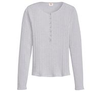 Levi's Damen Dry Goods Vacationer Long-Sleeve Henley-Hemd, Starstruck Heather G, Large