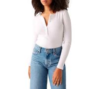 Levi's Damen Dry Goods VACATIONER LS Henley-Hemd, White +, L