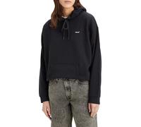 Kapuzensweatshirt LEVI'S "EVERYDAY HOODIE" Gr. S, schwarz (caviar) Damen Sweatshirts (49329311-S) caviar