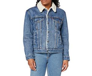 Levi's Damen Ex-Bf Sherpa Trucker Jacket, Addicted to Love, XXS