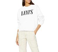 Levi's Damen Graphic Diana Crewneck Pullover Sweatshirt, White (90's Serif White+ 0000), XXS