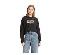 Levi's Damen Graphic Standard Crewneck Pullover Sweatshirt, Batwing Leopard Caviar, XXS
