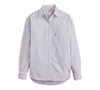 Levi's Damen Harlie Boyfriend Shirt Marinas Stripe Navy Blazer Blue S