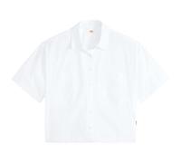 Levi's Damen Kurzarmhemd Harlie – Cropped, Button-Down-Kragen, Bright White, S
