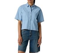 Levi's Damen Harlie Ss Cropped Shirt Hemd mit Button-Down-Kragen, Brass Organ, L