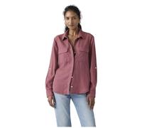Levi's Damen Hemdbluse Elaine Utility mit Knopfleiste, Relaxed Fit, Rosa (Crushed Berry Gd), S