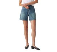 Levi's® Damen Jeansshorts mit Leinen HIGH BAGGY SHORT, braun, Gr. 31