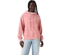 Levi's Damen Hoodie Graphic Heritage aus Baumwolle mit Kängurutasche, Rosa (Hoodie Satin Script), S
