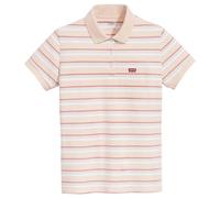 Levi's Damen Housemark Polo Shirt, Supermarket Stripe Pale Peach, XS