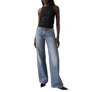 Schlagjeans LEVI'S, Damen, Gr. 32, Länge 30, rescued city, Denim/Jeans, Obermaterial: 100% Baumwolle, normal lang, Jeans, im 5-Pocket-Style (90111737-32) rescued city