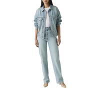 Levi's Ribcage Full Length Jeans in Blasted Stone W24 / L32 Straight Fit