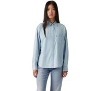 Levi's Damen Jeanshemd Harlie aus Baumwolle mit Spitzkragen, Blau (Where is She), S
