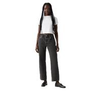 Levi's Damen Jeanshose 501 90s Ankle aus Baumwolle, Straight Fit, Schwarz (Smooth Operator), W29/L29
