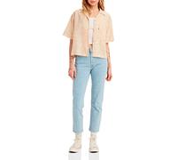 Levi's Damen Jeanshose 501 Crop High Rise, Straight Fit, Blau (Blue Pattern), W26/L26