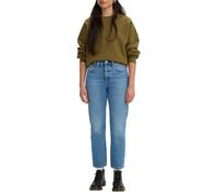 Levi's Damen Jeanshose 501 Crop High Rise, Straight Fit, Blau (Medium Indigo Worn In), W24/L28