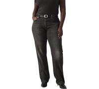 Stretch-Jeans LEVI'S "LV Jeans 501 CURVE BLACKS", Damen, Gr. 31, Länge 32, memories of you, Denim/Jeans, Obermaterial: 99% Baumwolle, 1% Elasthan, bequem lang, Jeans, mit gerader Beinform (53196806-31