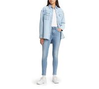 Levi's Damen Jeanshose 721 mit Stretch-Anteil, Skinny Fit, Blau (Blue Wave Light), W27/L30