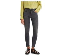 Levi's Damen Jeanshose 721 mit Stretch-Anteil, Skinny Fit, Schwarz (Clear Way), W27/L28