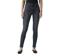 Levi's Damen Jeanshose 721 mit Stretch-Anteil, Skinny Fit, Schwarz (Exit Stage Left), W28/L30