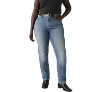 Levi's Damen Jeanshose Wedgie Slim High Rise im Vintage-Look, Blau (City Slim), W27/L30