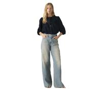 Levi's Damen Jeanshose XL Straight Mid Rise, Baggy Fit, Blau (Gamble Time), W31/L29