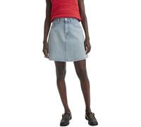 Levi's Damen Jeansrock Mini Flounce Mid Rise, A-Linie, Blau (Look At Blue), 25