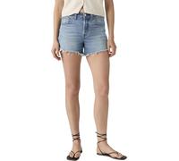 Levi's Damen Jeansshorts 501 Curve mit fransigem Saum, Mid Rise, Blau (En Masse), 23
