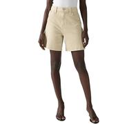 Levi's Damen Jeansshorts High Rise, Baggy Fit, Beige (Spacey Brown Rice Sh), 32