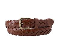 Levi's Damen Leather Braid Belt, Cognac, 90