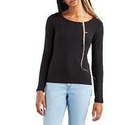 Levi's Damen Long-Sleeve 2-Pack Tee T-Shirt,Mineral Black/Mineral Black,XXS