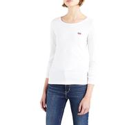 Levi's Damen Long-Sleeve 2-Pack Tee T-Shirt,White +/White +,XS