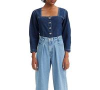 Levi's Damen Milo Denim Blouse Top, Do It 2, Blau, XS