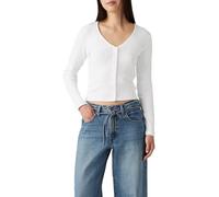 Levi's Damen Muse Langarmshirt White + White XS